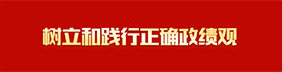 树立和践行正确政绩观